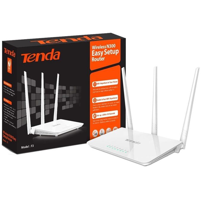 Tenda F3 N300 300Mbps Router