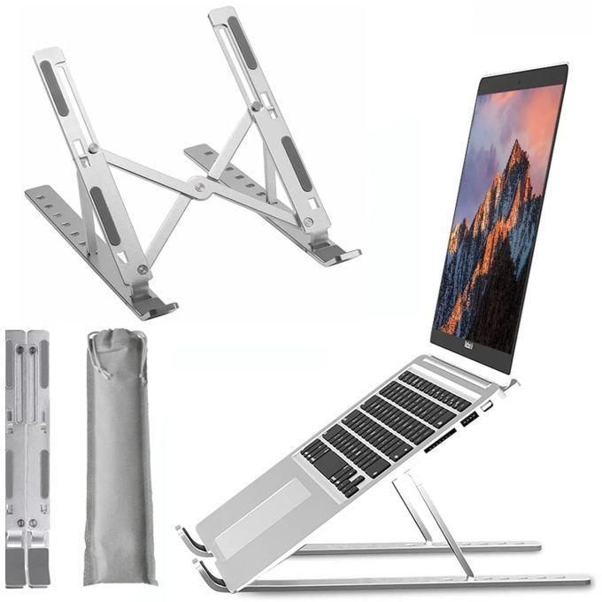Laptop Stand. Metallic Creative foldable adjustable laptop stand bracket