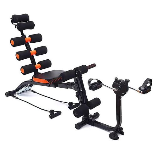 Seven Pack Care Multifunctional Ab Exercise Machine – Home Abdominal Workout Bench with Pedals, Rotating Seat & Resistance System