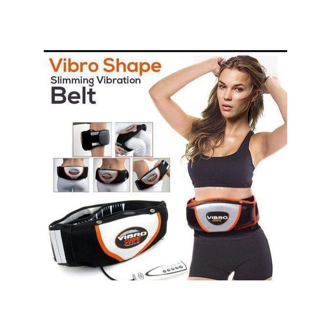 Vibro Shape Vibrating Belly Slimming Belt Massager With Heat- Fat Burning Belt